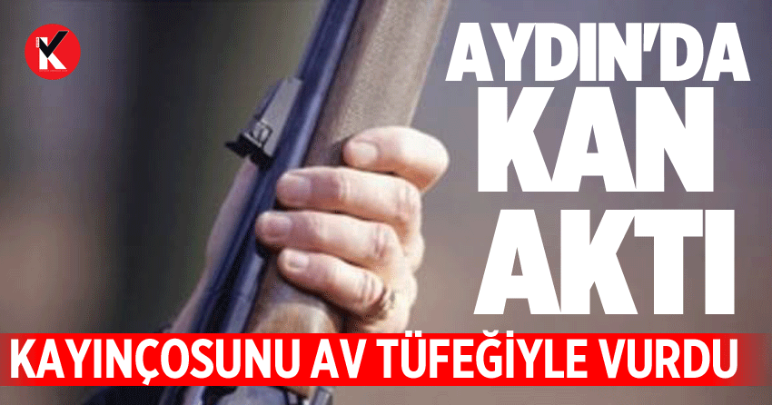 Aydın'da kan aktı: Kayınçosunu av tüfeğiyle vurdu