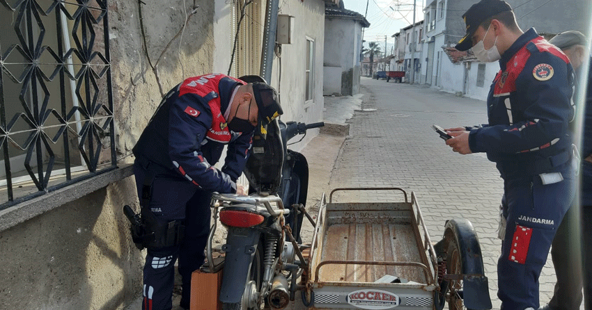 Aydın'da çalınan motosiklet Manisa’da bulundu