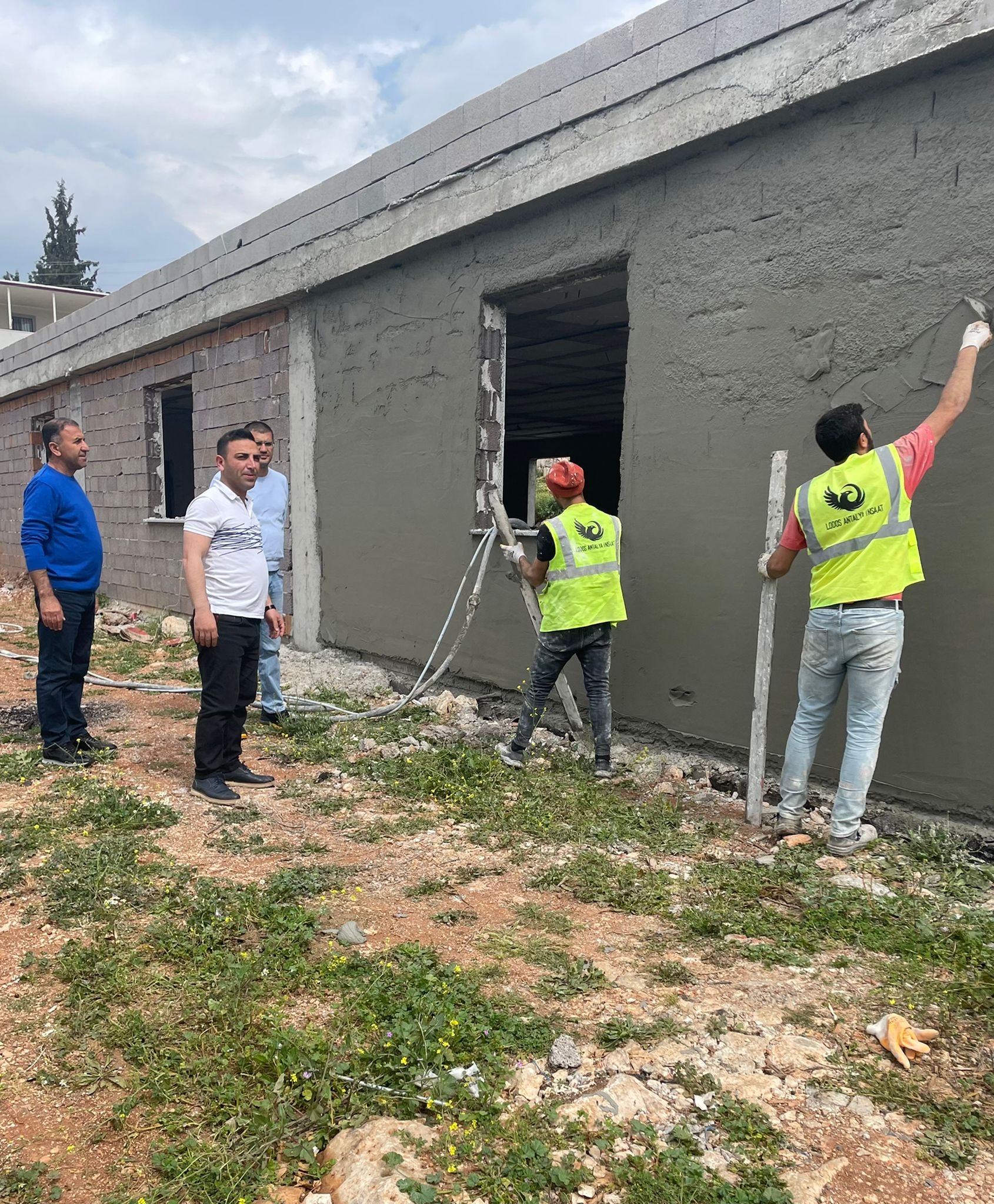 Denizköy Taziye evi inşaatı yeniden başladı