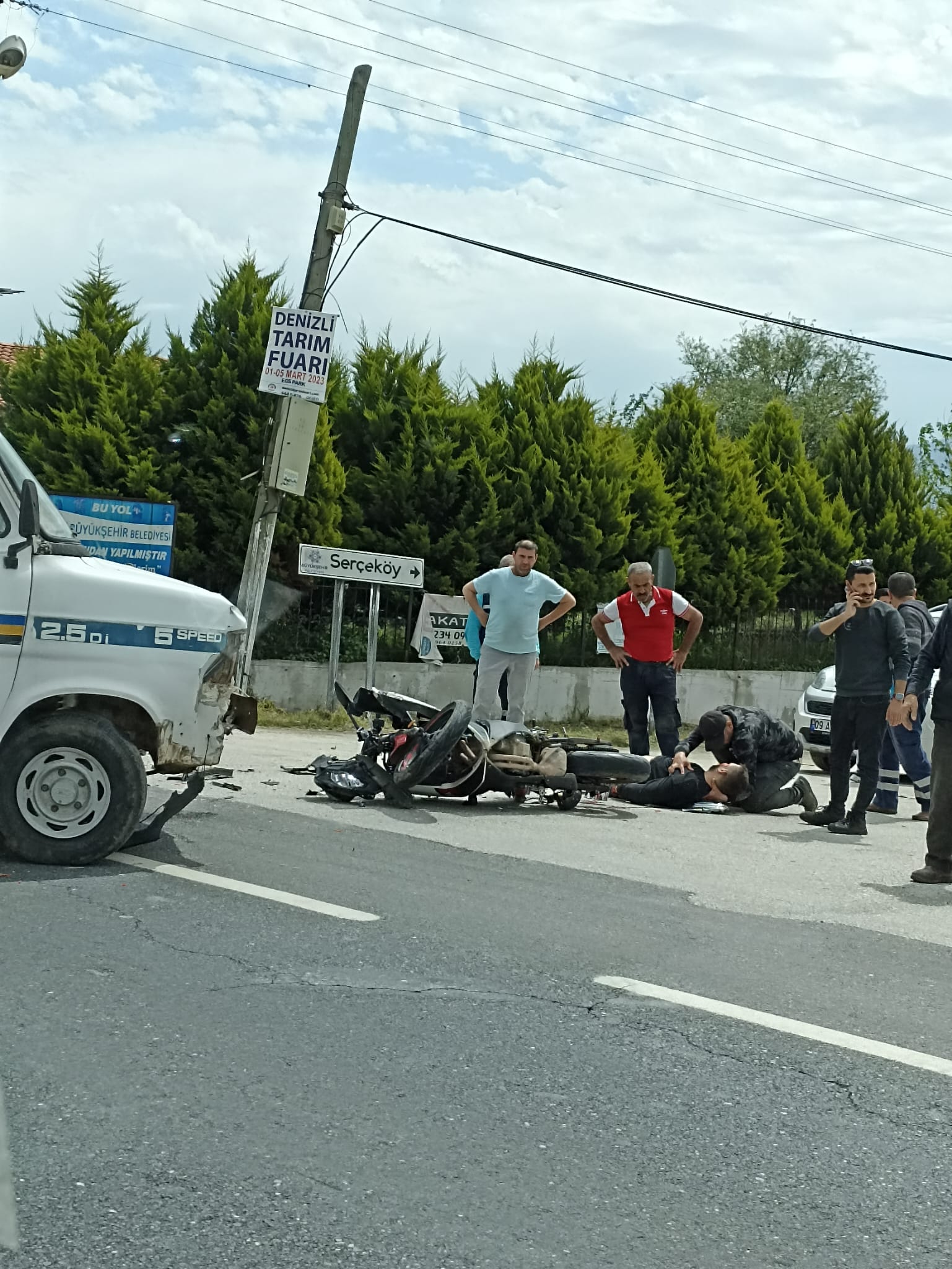 Aydın’da meydana gelen kazada 1 kişi ağır yaralandı