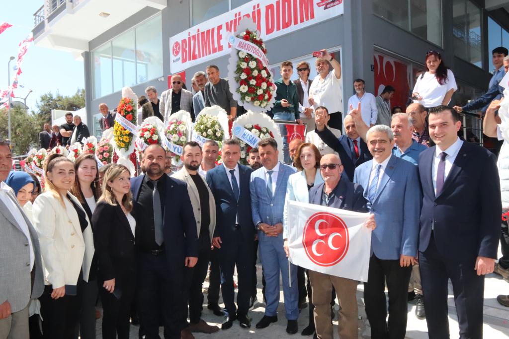 MHP ilçe Seçim Ofisi, Didim’de görkemle açıldı