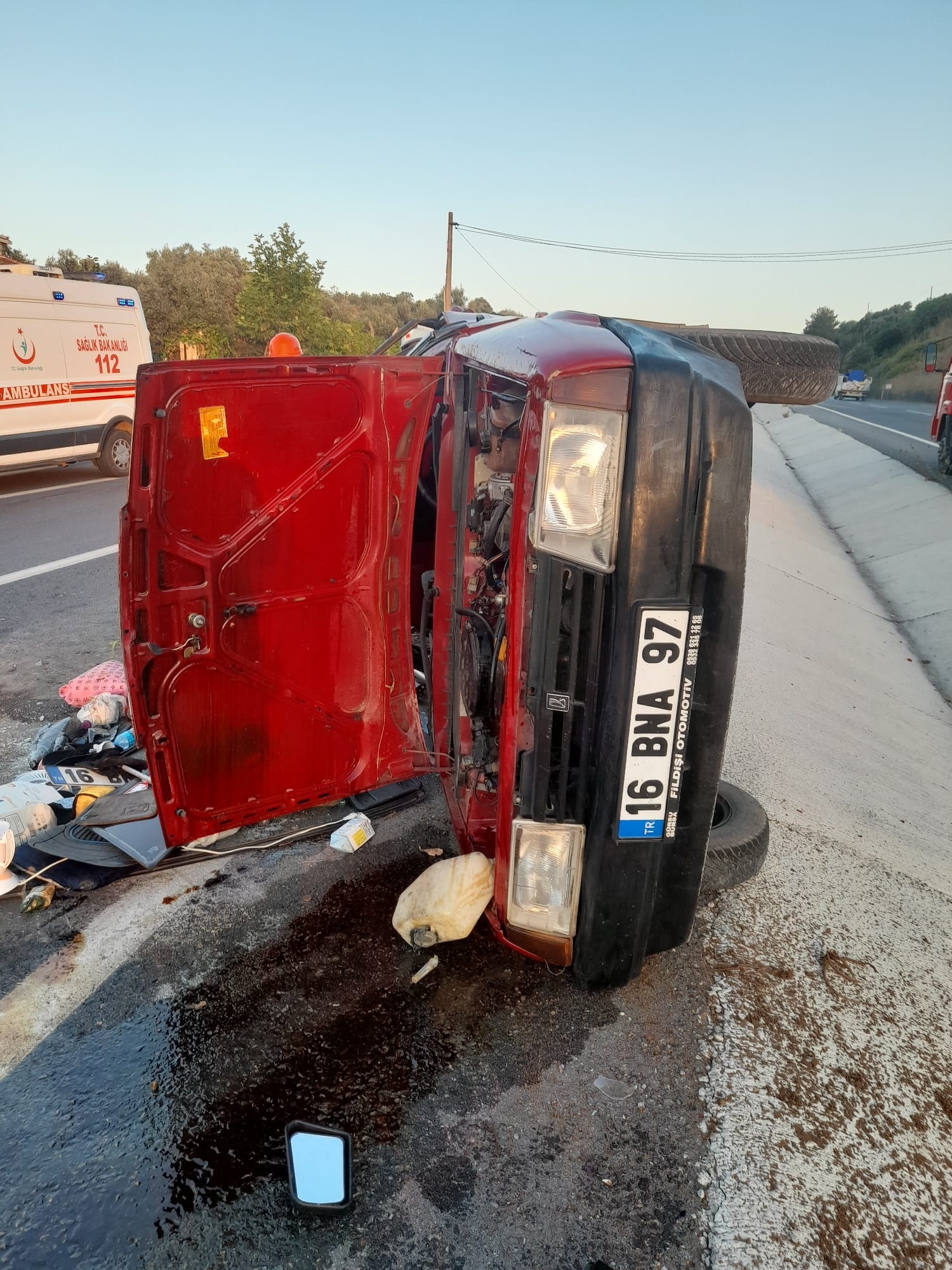 Aydın'daki kazada 5 kişi yaralandı