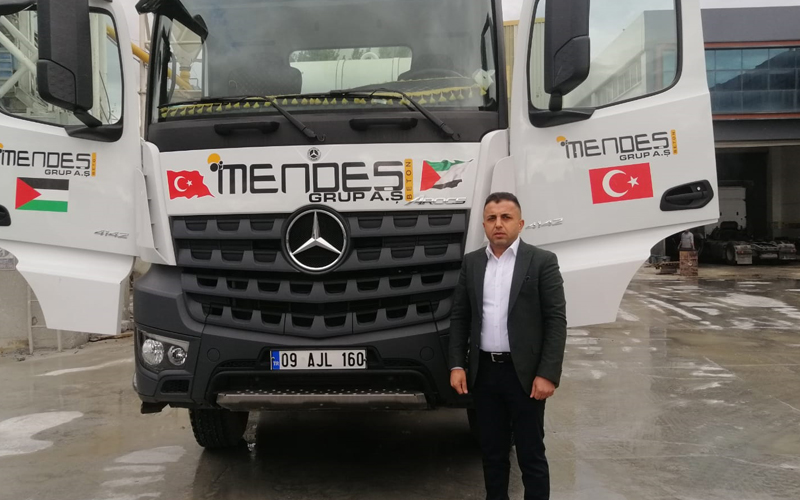 Mendeş Beton’dan İsrail’e Tepki, Filistin’e Destek