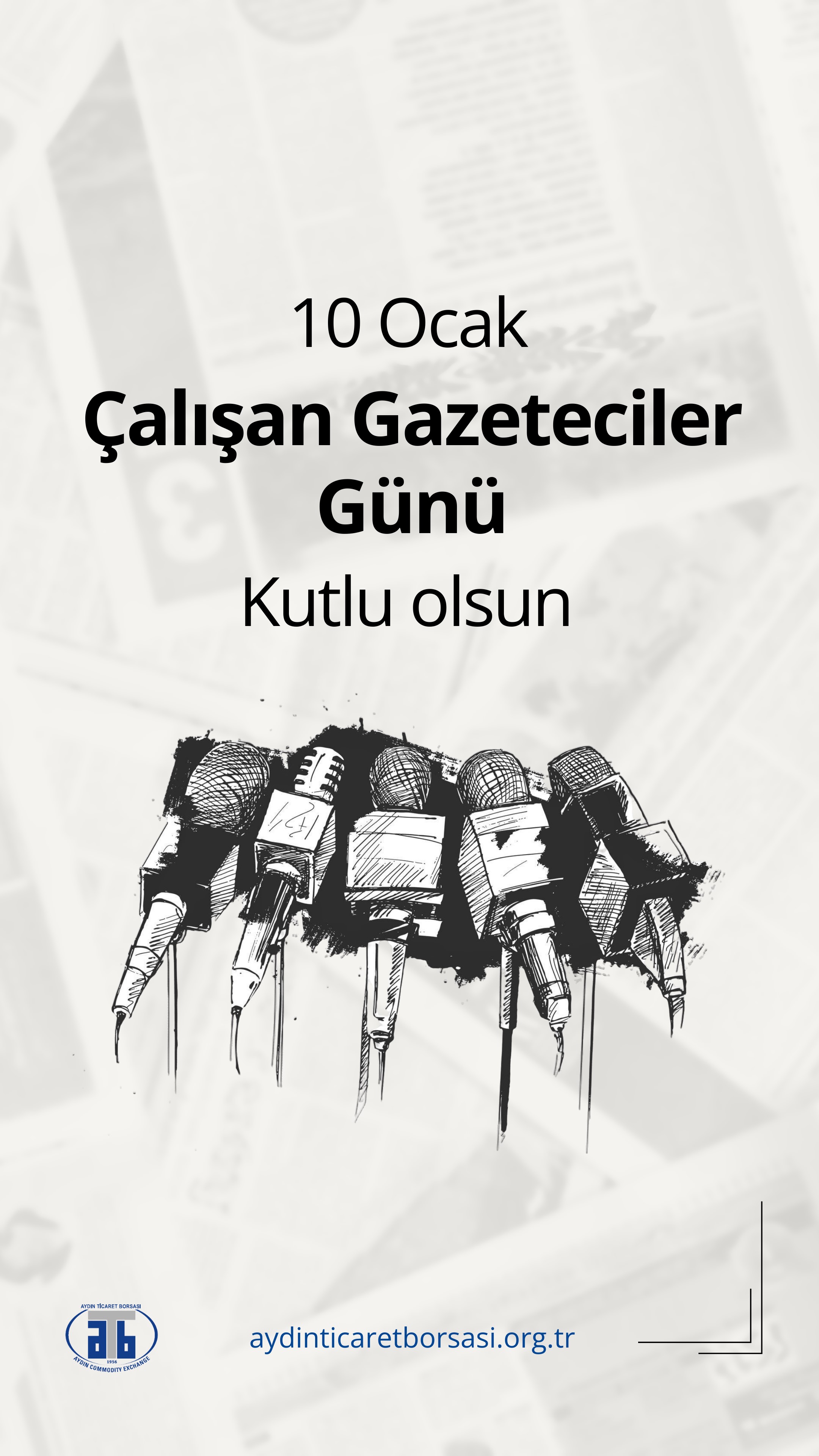 Aydın Tb 10 Ocak Çalışan Gazeteciler Günü