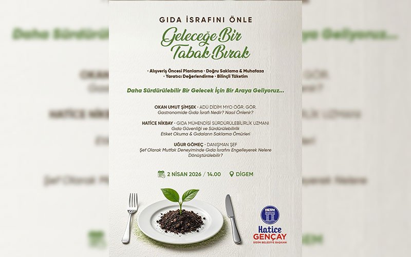 Didim Belediyesi’nden israfa karşı güçlü mesaj