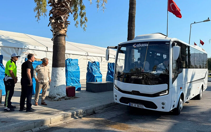 Kuşadası'nda cep uygulama noktası yerinde incelendi