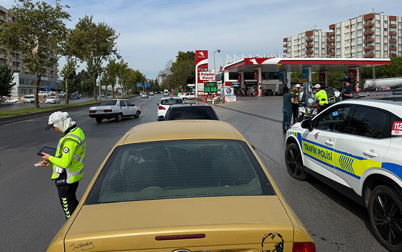 Aydın’da dronlu  trafik denetimi