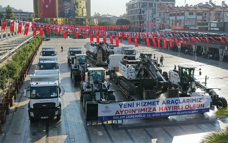 Büyükşehir Belediyesi’nin araç filosu güçlendi
