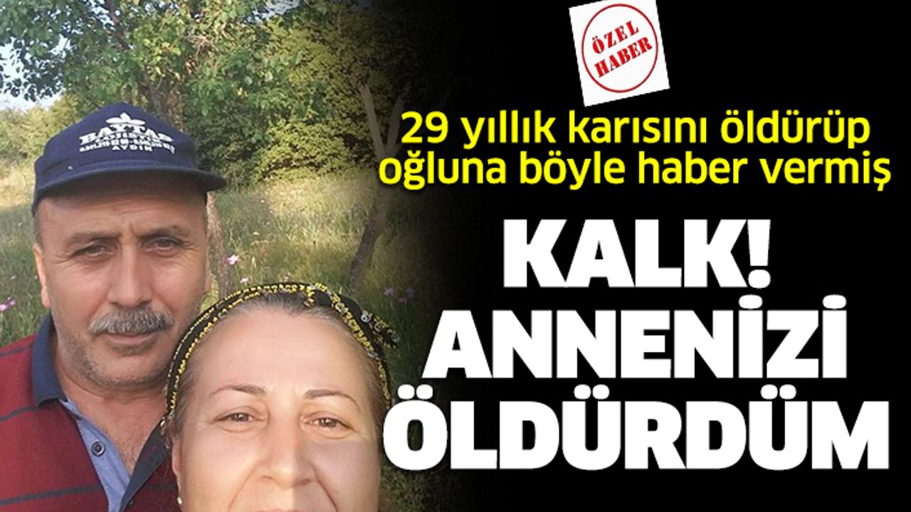 Aydın'da 29 yıllık eşini öldüren Hüsammeddin Yavaş'ın yargılanmasına başlandı