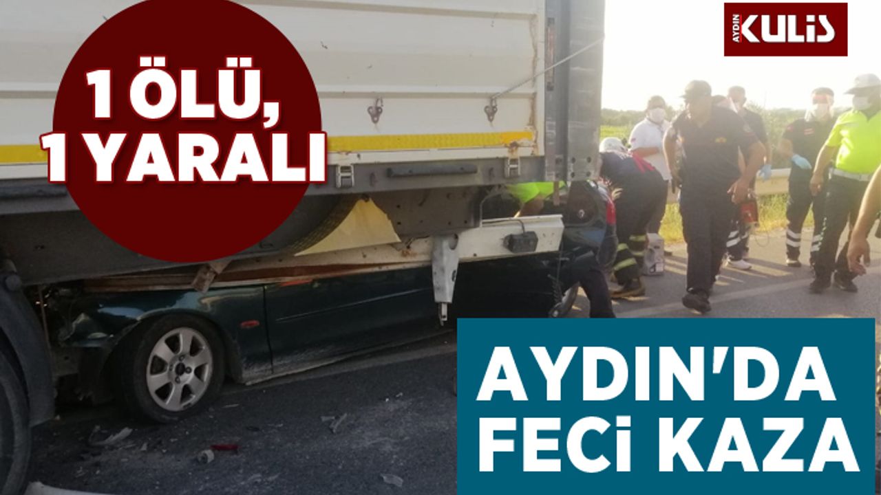 Aydın'da feci kaza