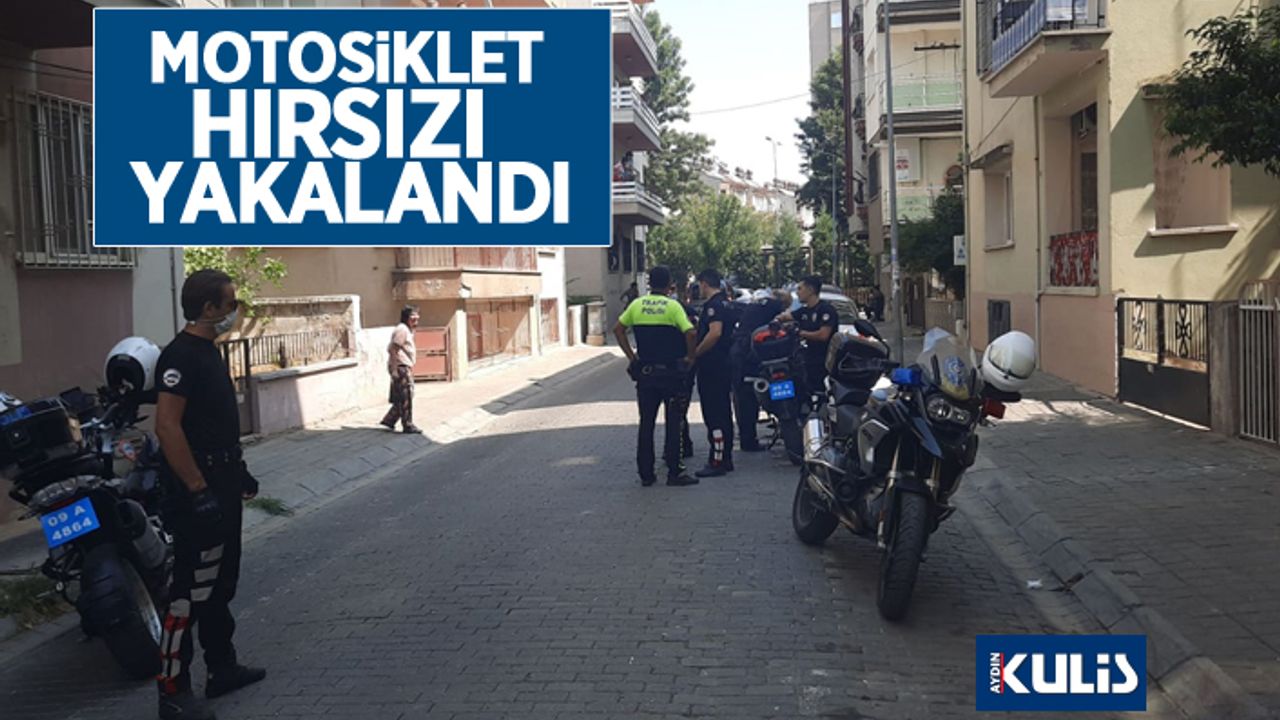 Aydın'da motosiklet hırsızı yakalandı