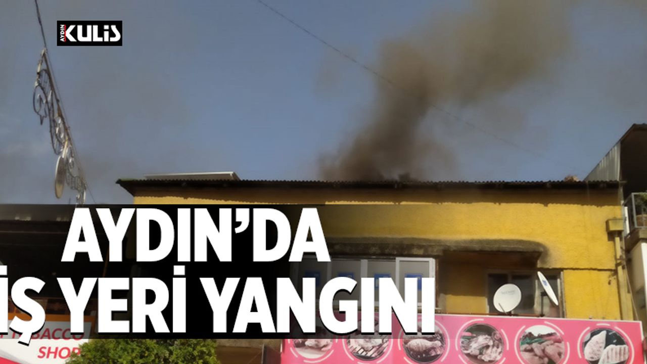 Aydın'da iş yeri yangını