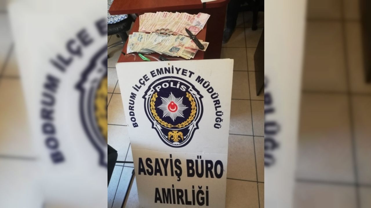 Bodrum'da taksicinin parasını çaldığı iddia edilen şüpheli yakalandı