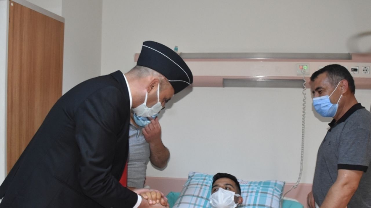 Pençe-Yıldırım operasyonunda yaralanan asker, memleketi Afyonkarahisar'a getirildi