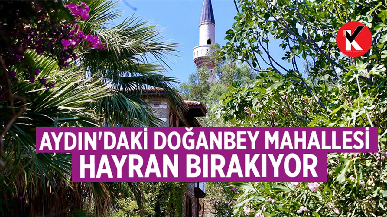 Aydın'daki Doğanbey Mahallesi hayran bırakıyor