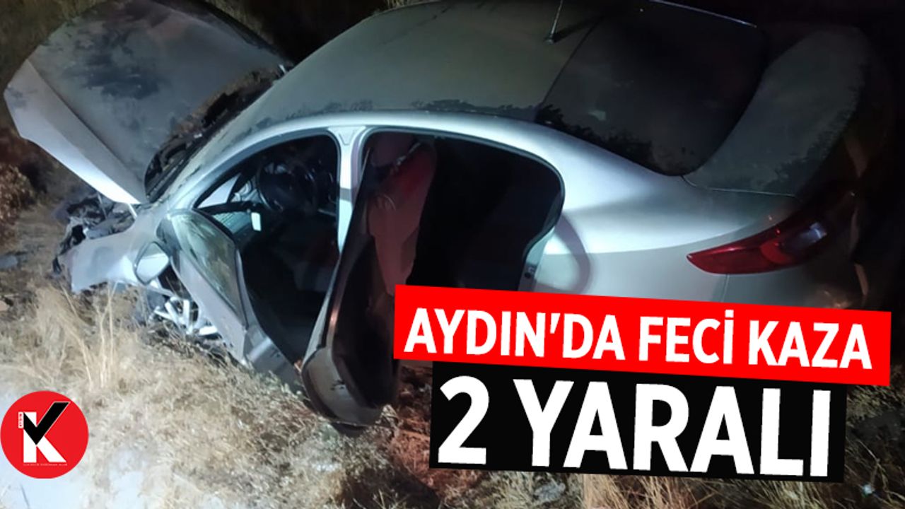 Aydın'da feci kaza: 2 yaralı