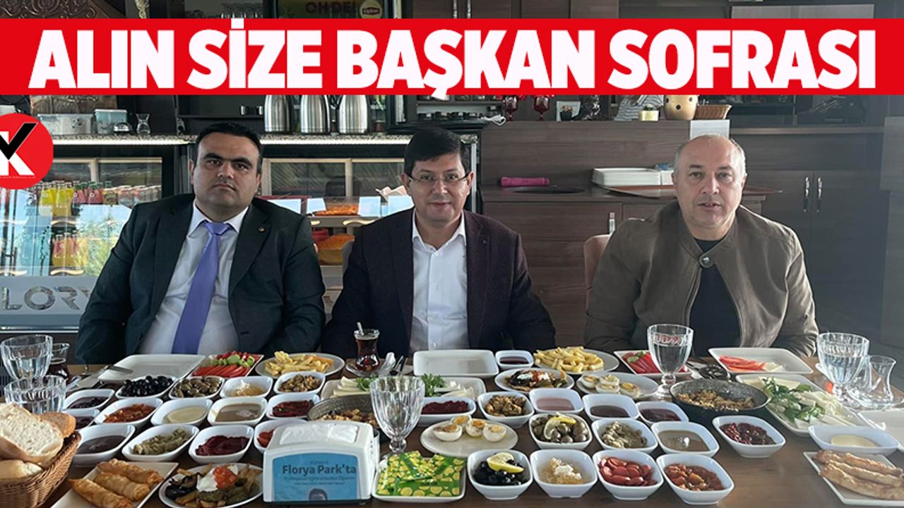 Kürşat Engin Özcan'ın kahvaltı sofrası tepkilere neden oldu