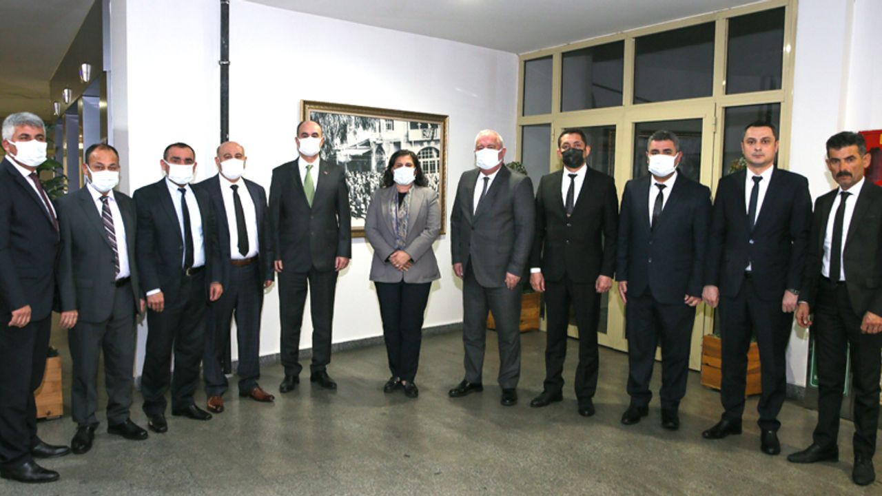 Şoförler Odası’nın yeni yönetiminden Başkan Çerçioğlu'na ziyaret