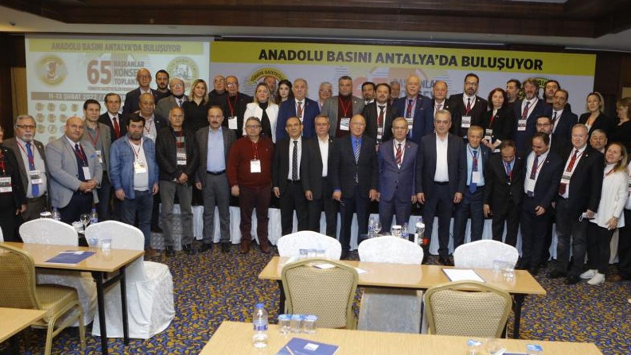 TGF 65. Başkanlar Konseyi Antalya’da toplandı