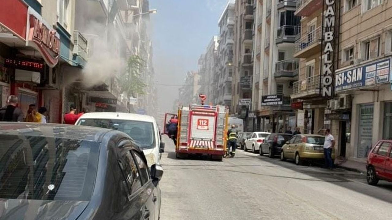 Aydın'da iş yerinde korkutan yangın!