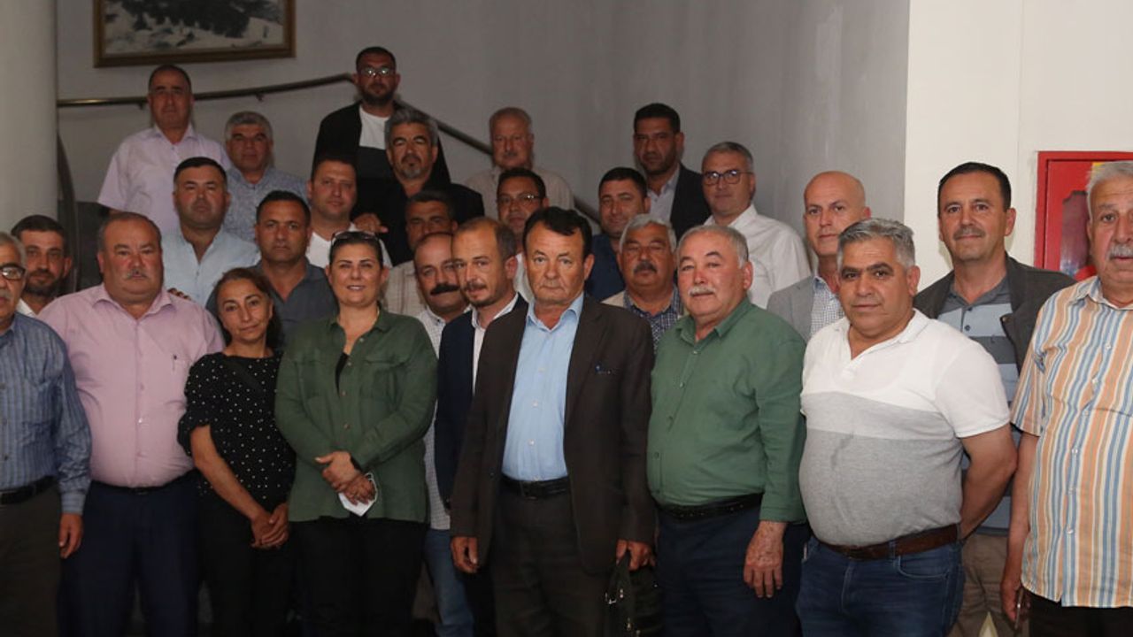 Germencik muhtarlarından Başkan Çerçioğlu'na ziyaret