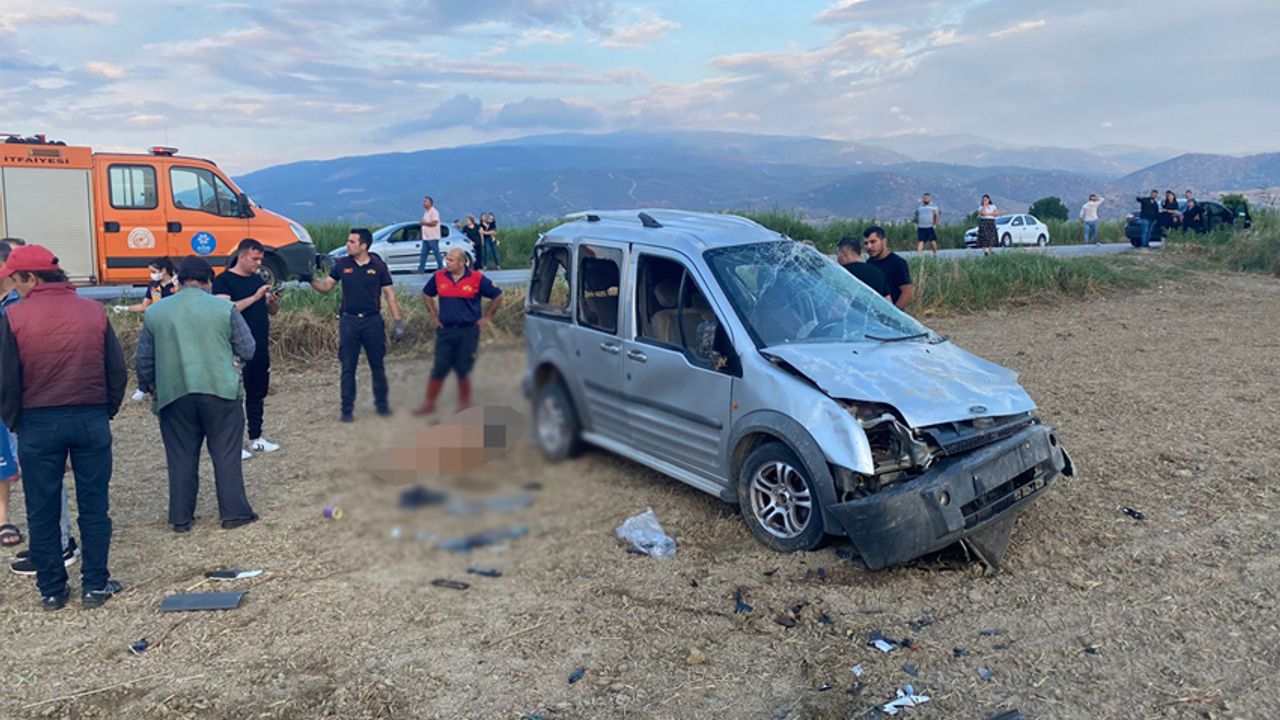 Nazilli-Bozdoğan yolunda feci kaza: 1 ölü, 1 yaralı