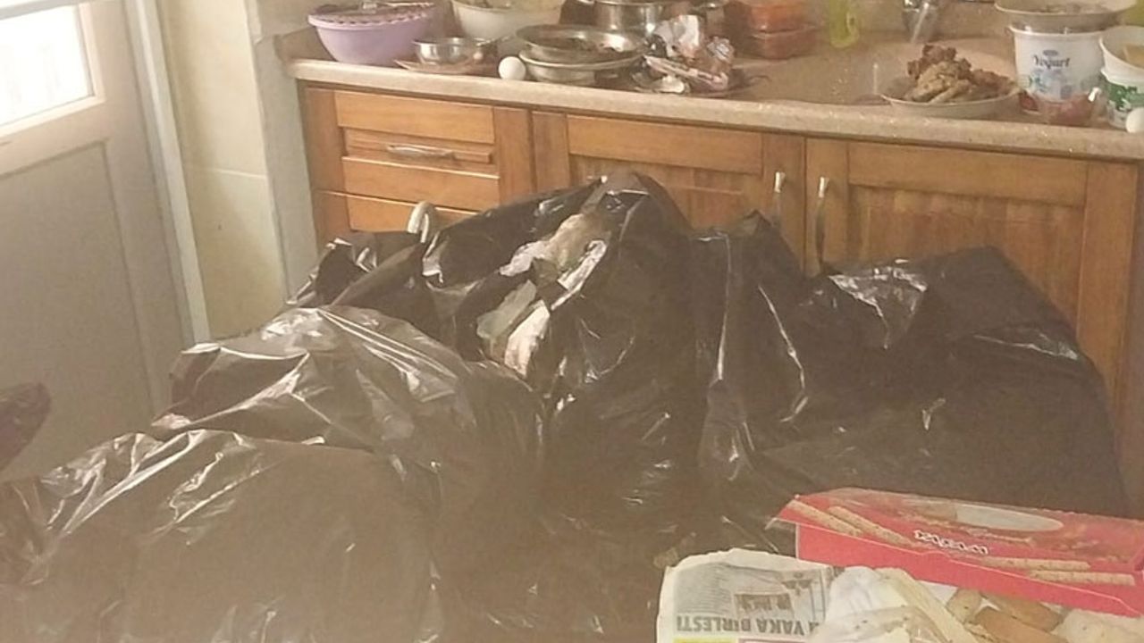Aydın’da çöp eve operasyon yapıldı
