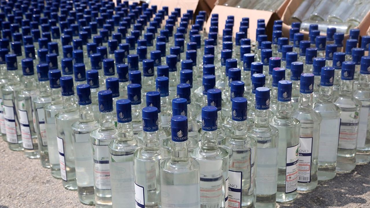 Aydın’da etil alkol operasyonu : 29 ton ele geçirildi