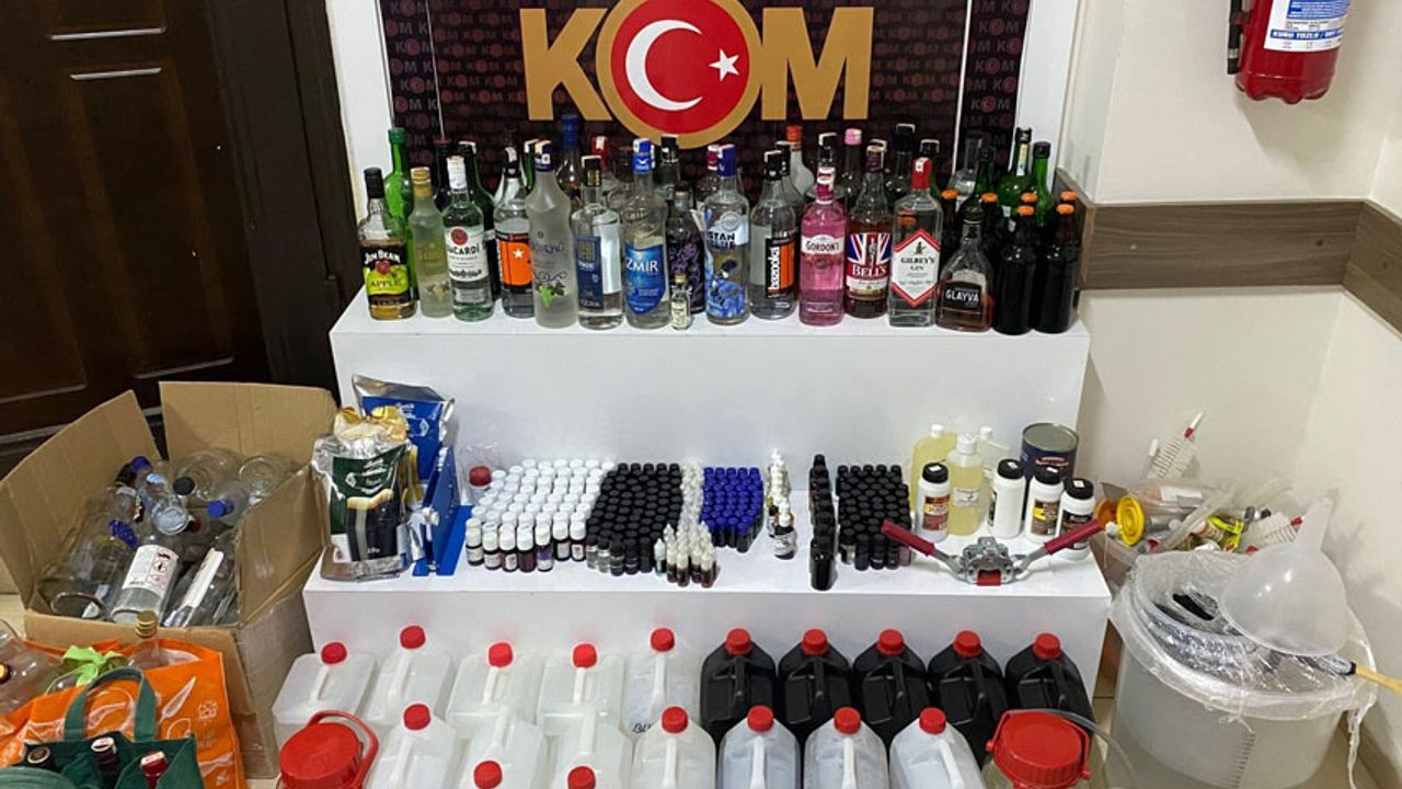 Didim'de peş peşe sahte alkol operasyonları
