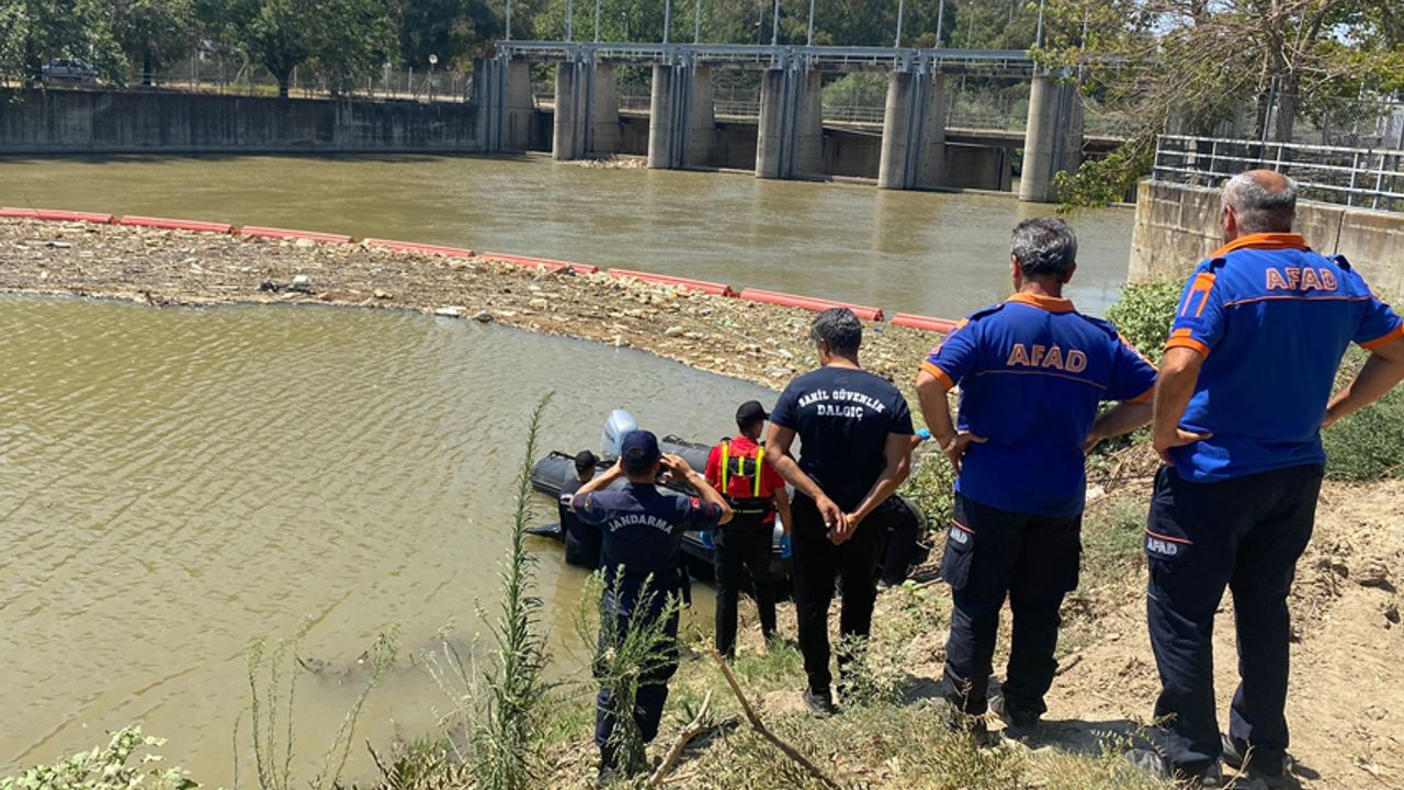 Menderes nehrine düşen 18 yaşındaki gençten acı haber