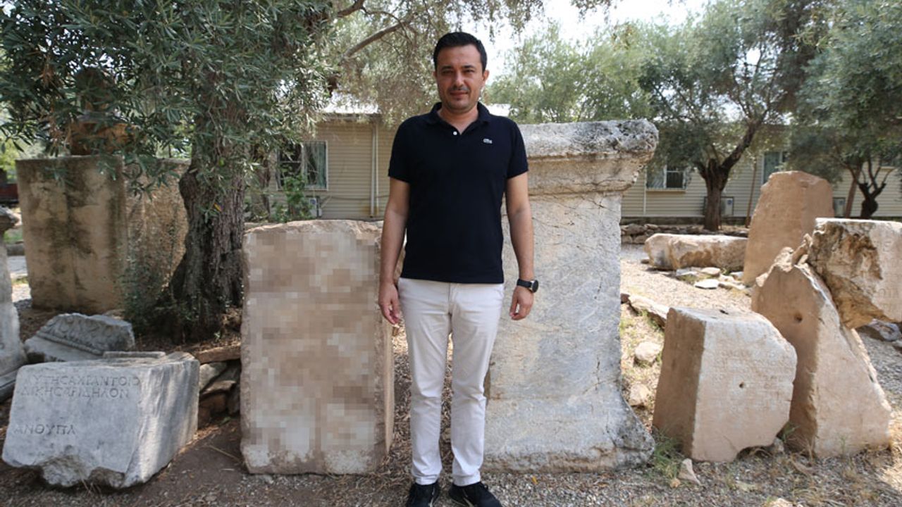 Aydın'daki Nysa Antik Kenti'nde 2 yazıt daha bulundu