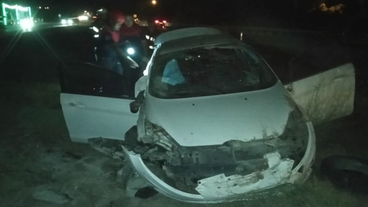 Aydın'da takla atan otomobilin sürücüsü yaralandı
