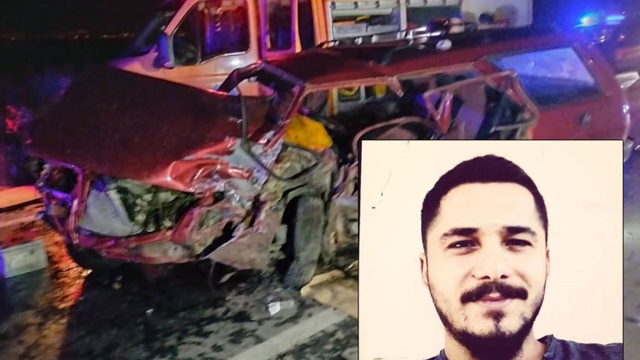 Aydın'da 2 otomobil çarpıştı: 1 ölü