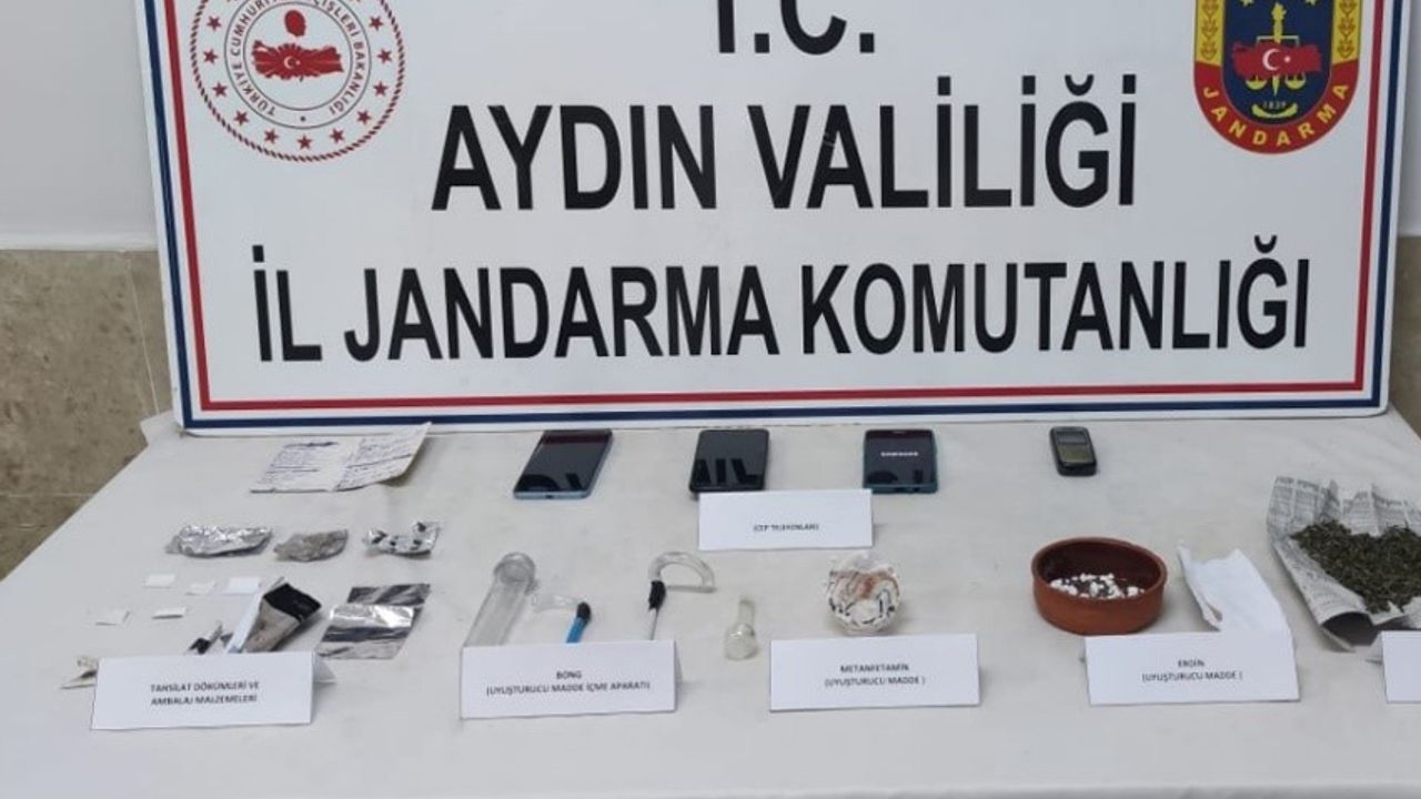 Aydın’da uyuşturucu operasyonu: 2 gözaltı