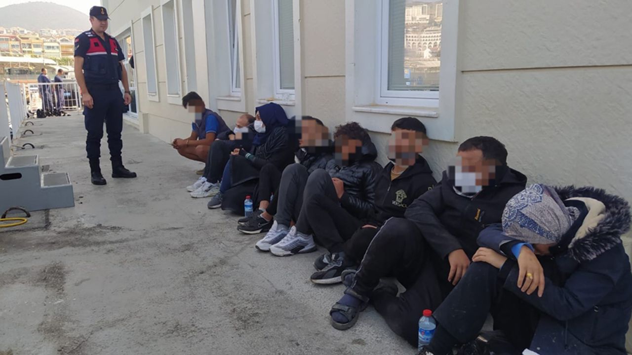 Aydın’da 37 düzensiz göçmen kurtarıldı