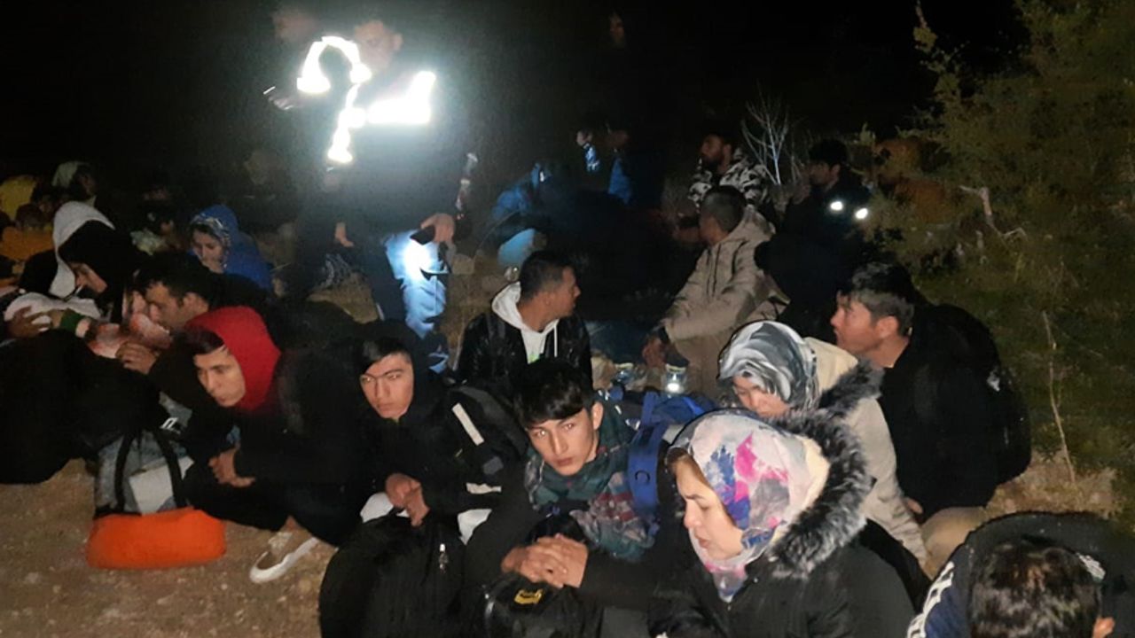 Aydın’da 122 göçmen yakalandı