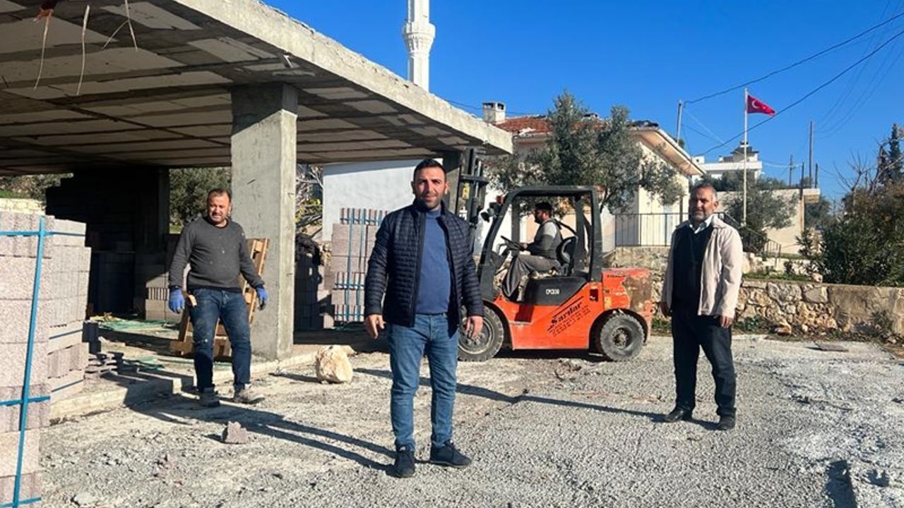 Denizköy Taziye Evi inşaatına sona geliniyor