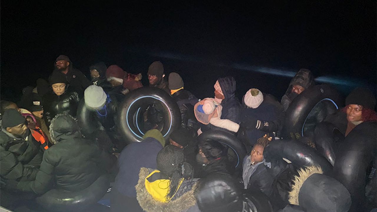 Aydın açıklarında 39 düzensiz göçmen yakalandı