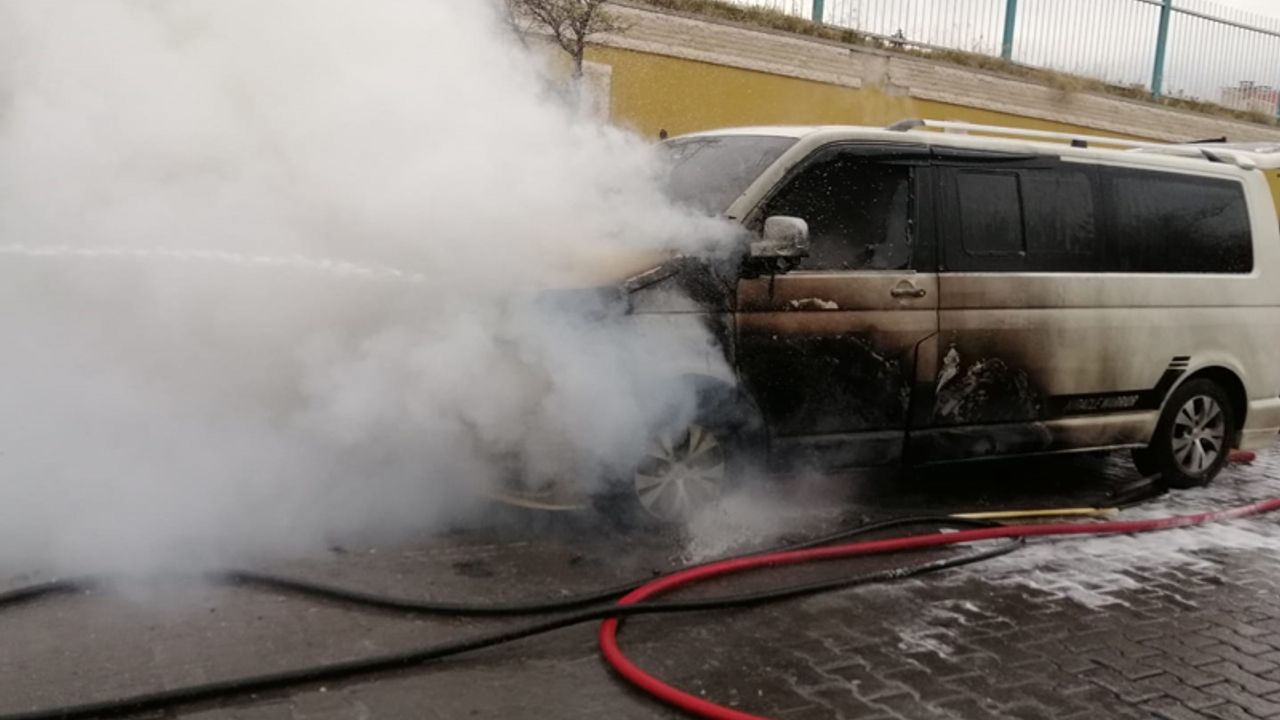 Aydın’da araç yangını