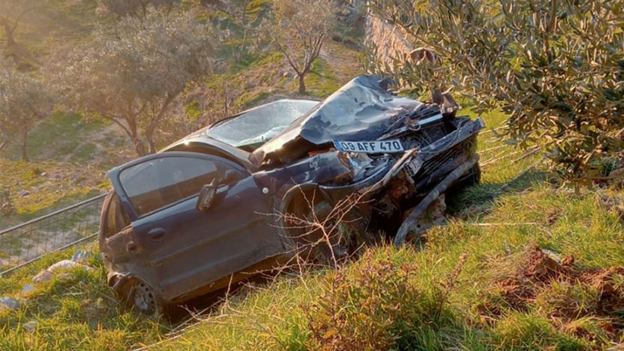 Aydın’da tek taraflı trafik kazası