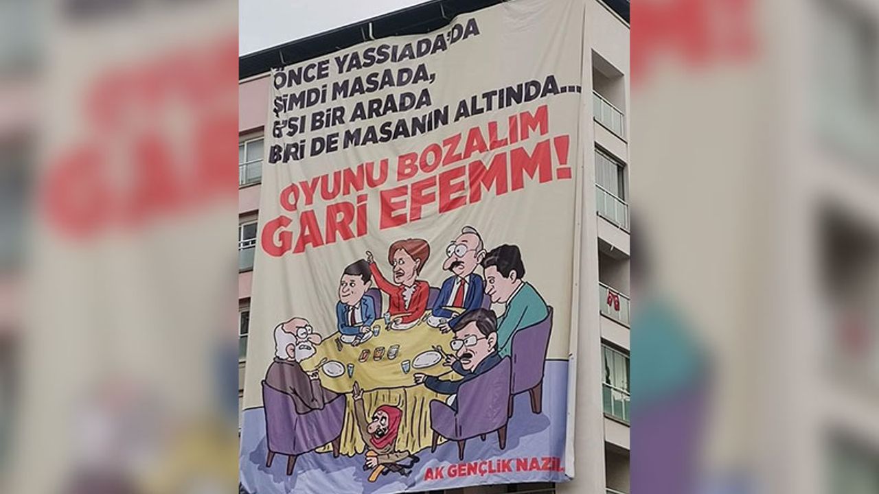 Erdoğan'ın ziyareti öncesi Nazilli'de tartışma yaratan pankart