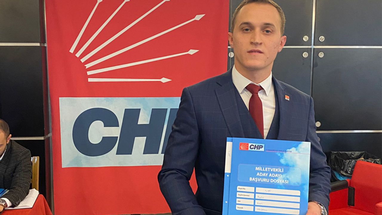 CHP’de en genç  aday Vardarlı dosyasını teslim etti