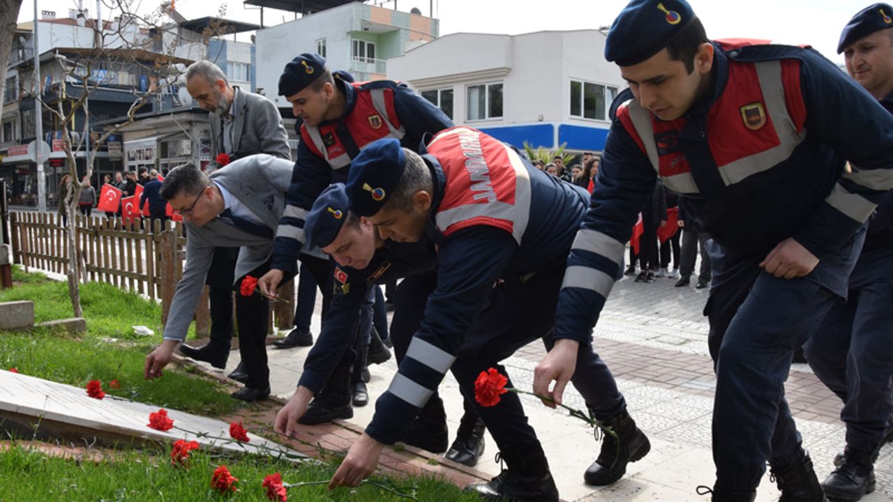 Yenipazar'da "şehitlere saygı yürüyüşü" düzenlendi