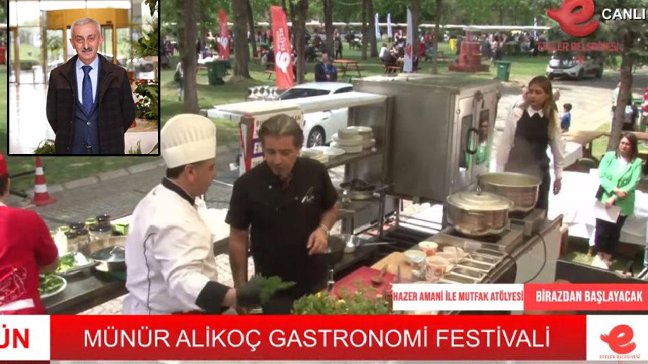 Efeler Gastronomi Festivaline Münür Alikoç’un ismi verildi