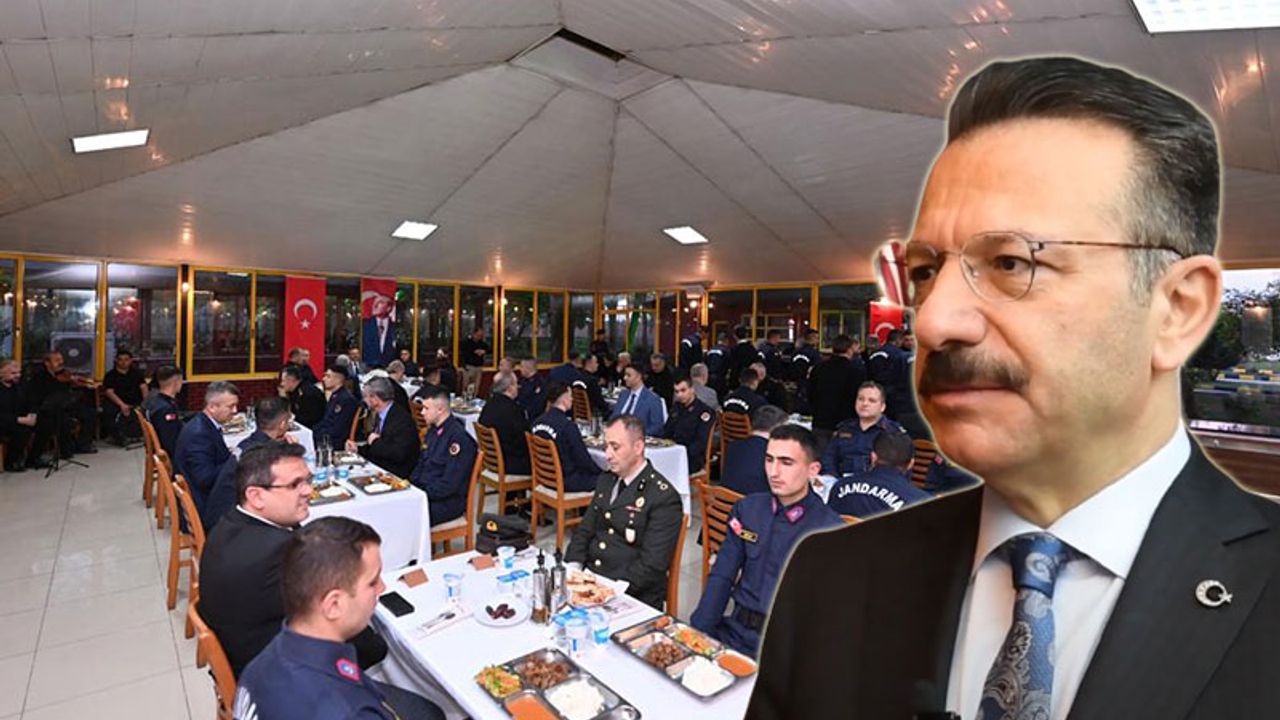 Aydın Valisi Aksoy, jandarma ile iftar yaptı
