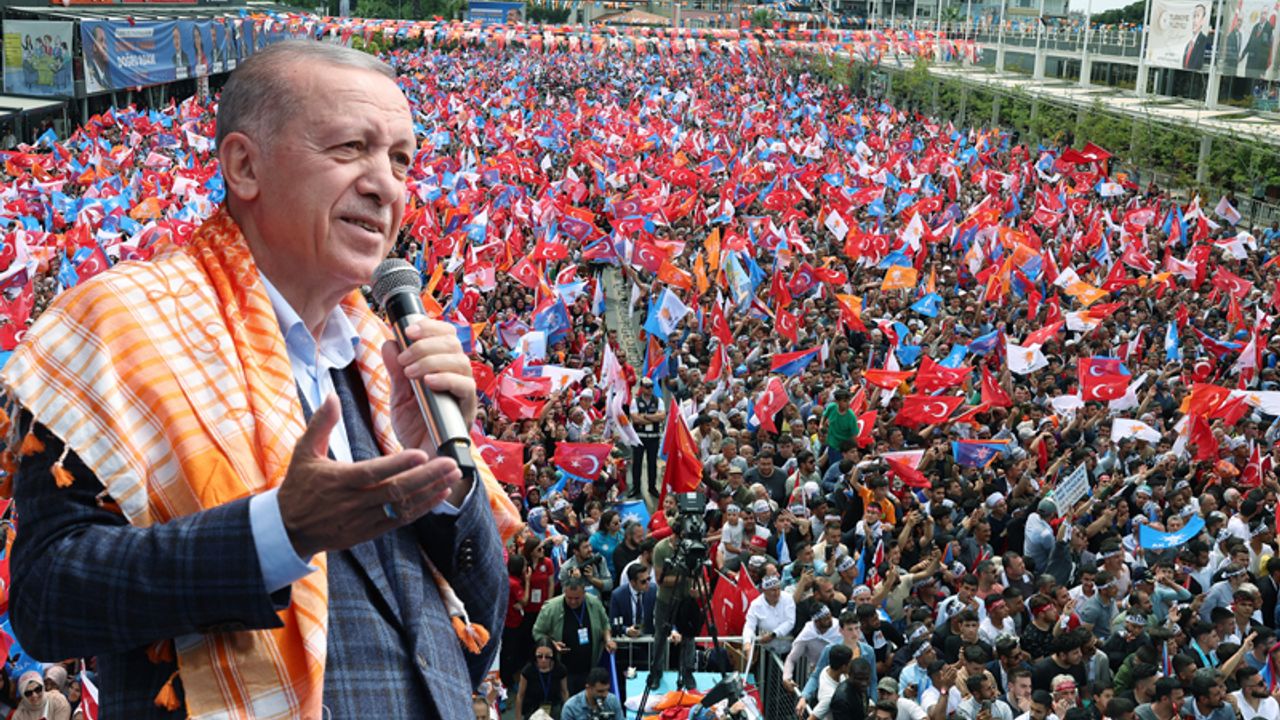 Cumhurbaşkanı Erdoğan'ı Aydın mitinginde 55 bin kişi karşıladı