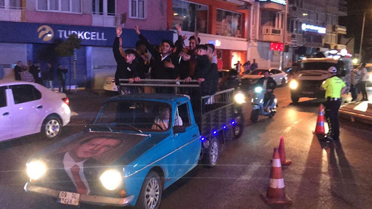 Aydın'da Cumhur İttifakı'na destek konvoyu