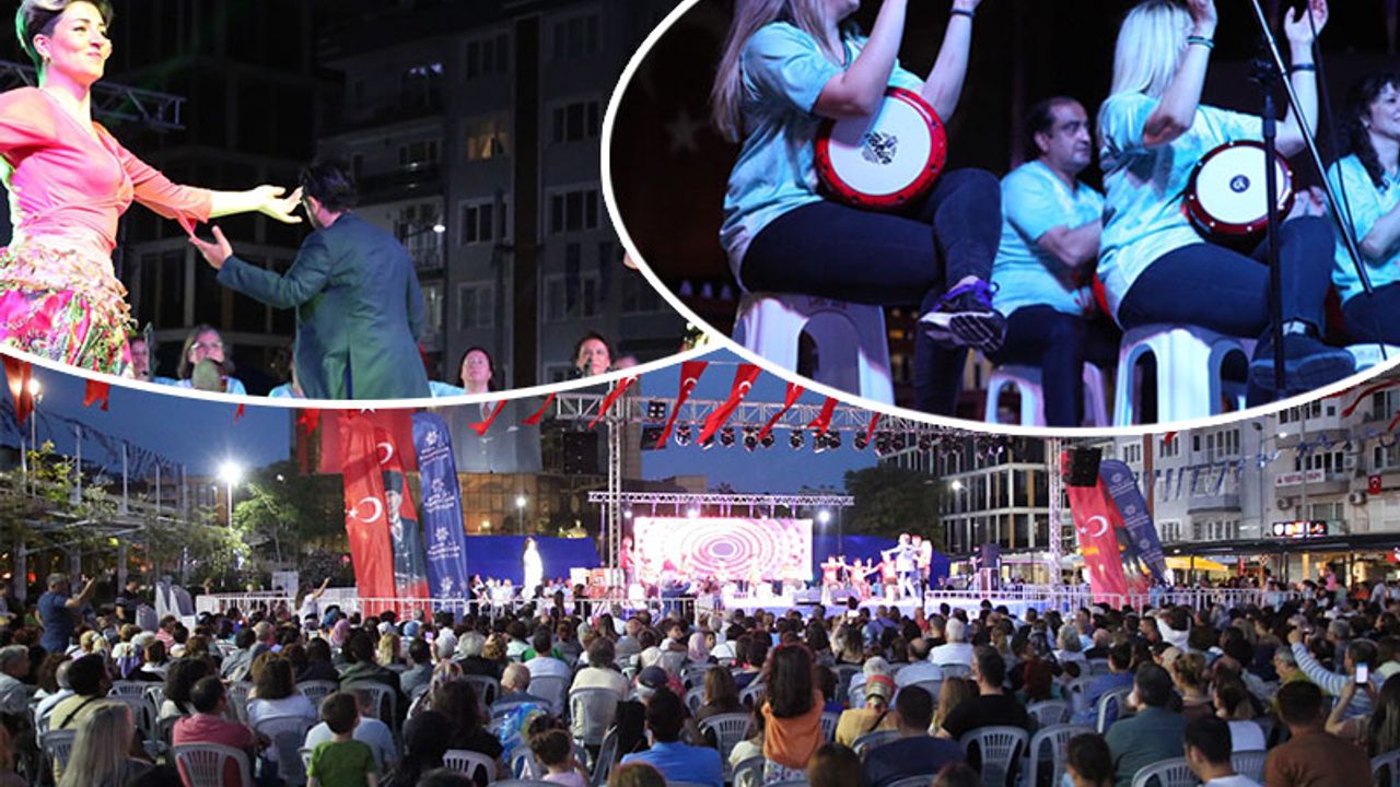 Aydın Büyükşehir Belediyesi ritim grubu sanat dolu gece yaşattı