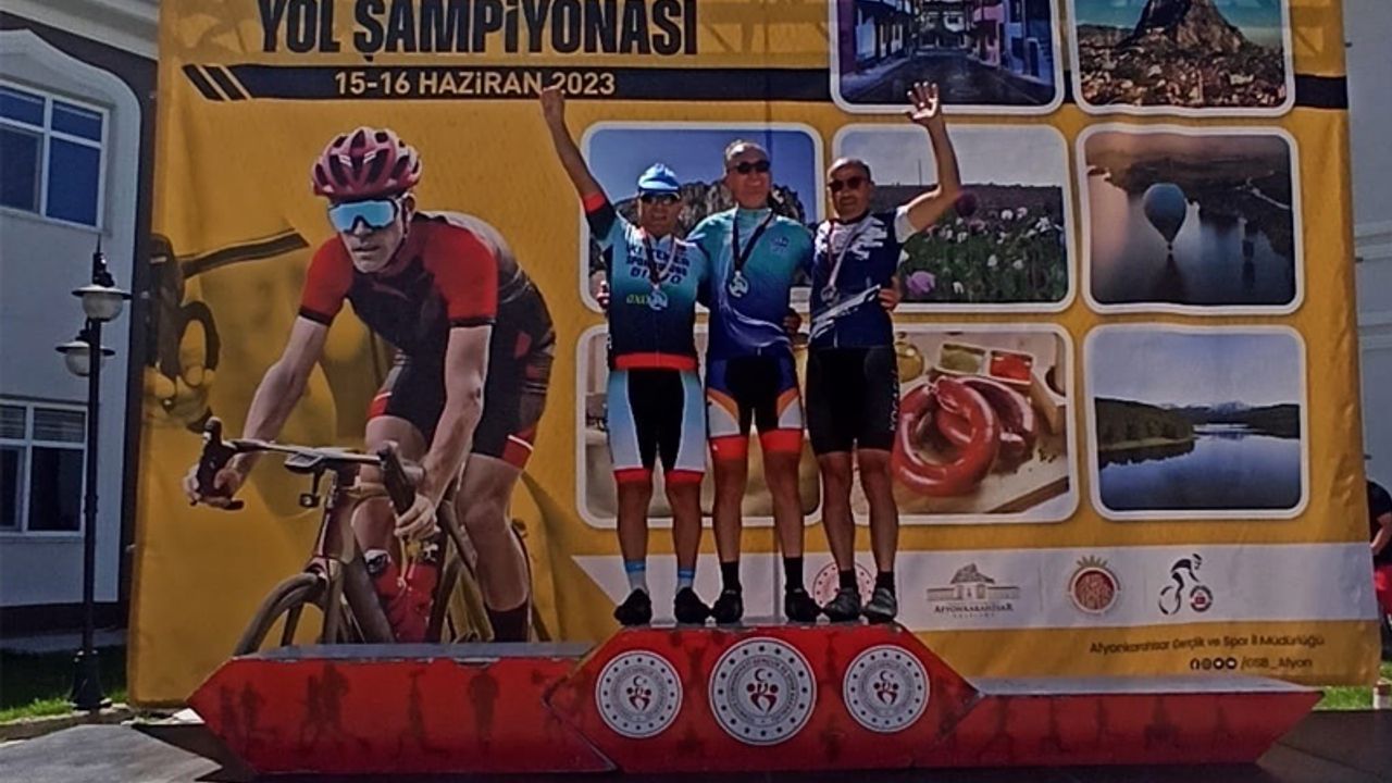 Aydınlı sporcular Yol Bisikleti Türkiye Şampiyonasında Türkiye ikincisi oldu