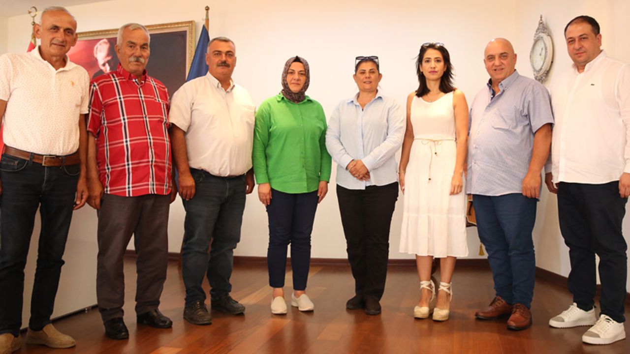 İncirliova'nın CHP ve İYİ Parti’li belediye meclis üyeleri Başkan Çerçioğlu'nu ziyaret etti